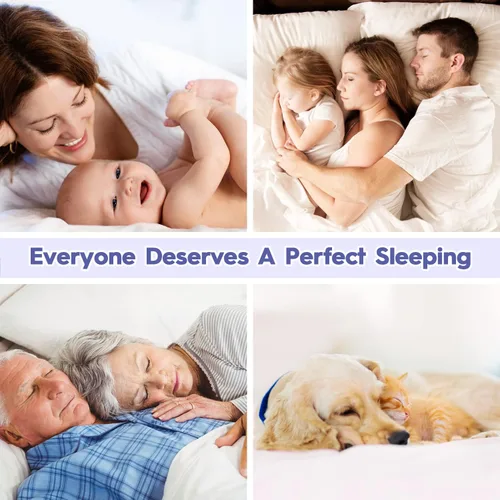 Vista 8 de ABENE Cubrecolchón refrescante completo para aliviar el dolor de espalda, extra grueso, funda protectora de colchón suave con bolsillo profundo de 8