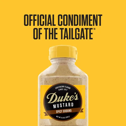 Vista 4 de Duke's - Mostaza de azúcar morena y burbón, 10 onzas (paquete de 1)