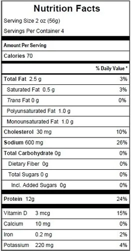 Vista 3 de (Paquete de 3) Salmón ahumado de TOGARASHI