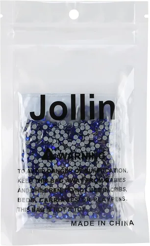 Vista 210 de Hot Fix - Diamantes de imitación de cristal con parte trasera plana, gemas de diamantes de 0.089 pulgadas (6ss 2880 piezas, Jet AB)