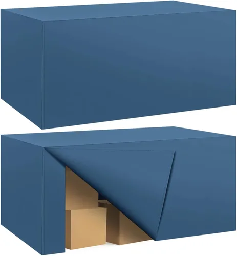 Vista 60 de Paquete de 2 manteles ajustados para mesa rectangular de 4 pies, 48 x 24 pulgadas, cubiertas de mesa verde manzana, tela de poliéster resistente al