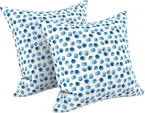 Vista 29 de LVTXIII - Juego de fundas para cojines de sofá o sillón de exteriores, para lumbar, no se decoloran, 2 unidades de 12" x 20", con relleno, estampado