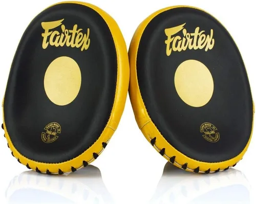 Fairtex FMV15 Muay Thai - Guantes de boxeo para boxeo, piel Syntek de primera calidad, microfibra ligera y duradera, diseño curvado para precisión,