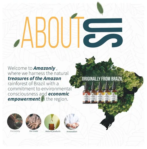Vista 8 de AMAZONLY Botanic Bliss Collection - Aceite vegetal amazónico de nuez de Brasil, Andiroba y Pracaxi para cabello y piel, paquete de 3
