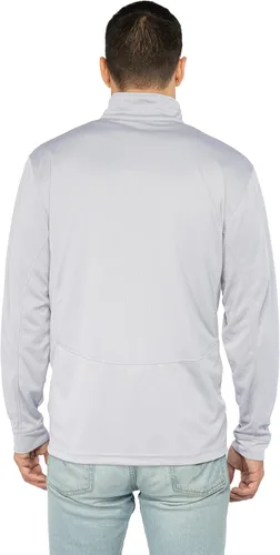 Vista 3 de Vantage Apparel NCAA Collegiate Micro Mesh Performance Gris Sudadera con cremallera de 1/4 para hombre