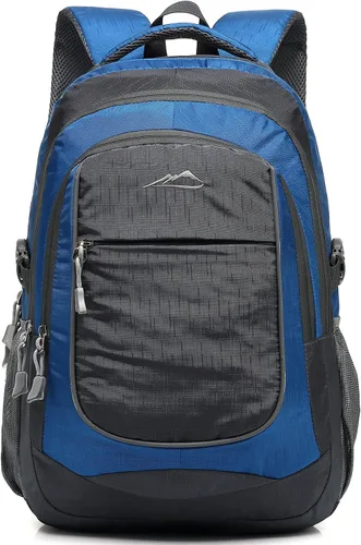 Vista 16 de ProEtrade Mochila para universidad, viajes, negocios, senderismo, apta para laptop de hasta 15.6 pulgadas, Negro, 15,6 pulg., Mochilas Daypack