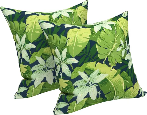 Vista 15 de LVTXIII - Juego de fundas para cojines de sofá o sillón de exteriores, para lumbar, no se decoloran, 2 unidades de 12" x 20", con relleno, estampado