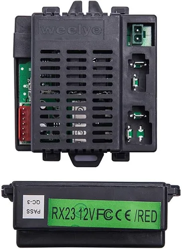 Vista 2 de RX23 12V 2.4G Control remoto Bluetooth y receptor, para niños, caja de control, accesorios de placa base, piezas de repuesto para automóvil
