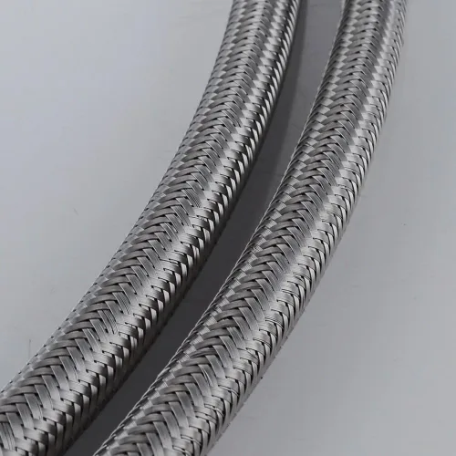 Vista 4 de Líneas de suministro de grifo extralargas de 59 pulgadas de largo x 3/8 pulgadas de compensación x 1/2 pulgadas FIP para manguera de grifo
