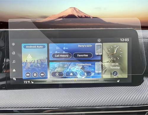 Vista 21 de SXCY Protector de pantalla para 2019 2020 2021 Altima L34 Connect, película protectora de pantalla táctil de 8 pulgadas, vidrio templado HD