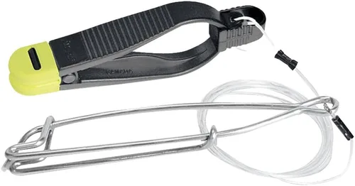 Vista 2 de Scotty #1180 Mini Power Grip Plus Line Release, líder de 18 pulgadas con broche de cable