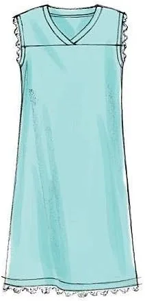 Vista 5 de McCall's Patterns M6474 - Camiseta para mujer, túnica, vestidos y pantalones, talla B5 (8-10-12-14-16)