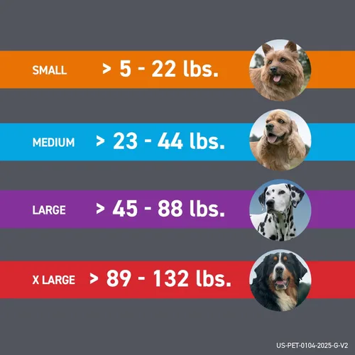 Vista 7 de FRONTLINE Shield - Tratamiento de pulgas y garrapatas para perros XS de 5 a 10 libras, cuenta de 3