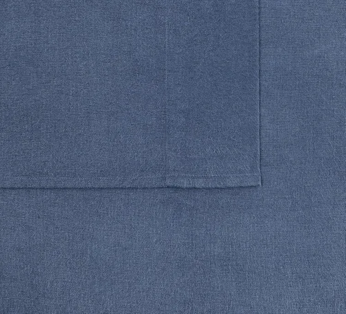 Vista 2 de Truly Soft Everyday - Juego de sábanas y fundas de almohada Queen de 4 piezas - Colección de franela sólida, 100% algodón - Azul (SS4266BLQN-4700)