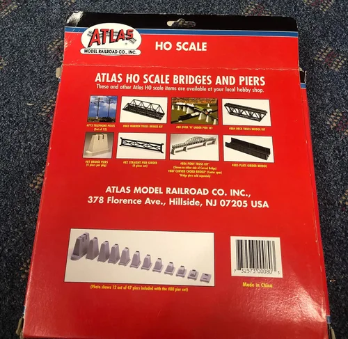 Vista 3 de Juego de muelles (juego de 47 piezas) HO Scale Atlas Trains