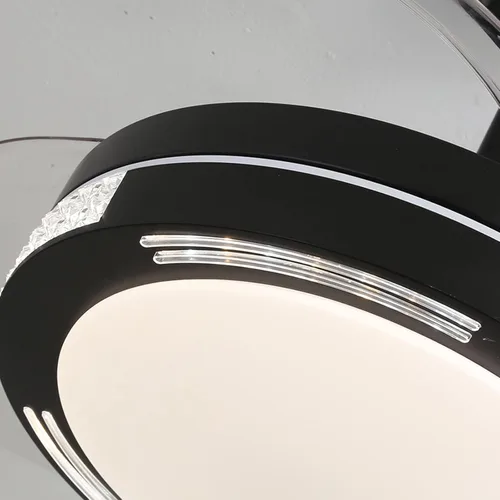 Vista 6 de YUEGOO Ventiladores De Techo con Lámparas, Ventilador De Techo con Luz Incesable, Moderna Control Remoto Led Letling Lemache De 50 / 60Hz Candelabro