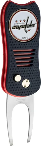 Vista 8 de Team Golf NHL Switchblade Divot Herramienta con marcador magnético de doble cara, cuenta con un diseño patentado de una sola punta, causa menos daño