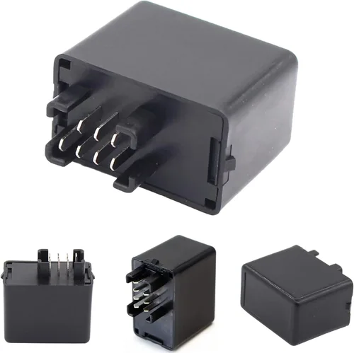 Vista 16 de (1) Relé intermitente LED electrónico de 3 pines 12V CF14 EP35 para bombillas LED relacionadas con intermitentes, solución para el rápido parpadeo