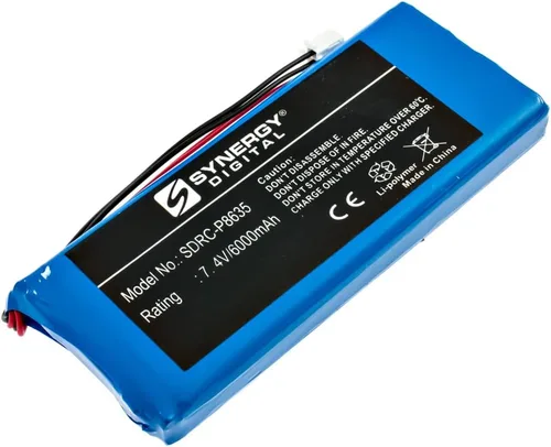 Vista 2 de Synergy Digital Baterías de control remoto, compatibles con el mando a distancia DJI Phantom 3 Drones, (Li-Pol, 7.4V, 6000mAh), el paquete combinado