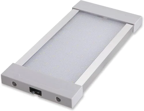 Raycharm Lámpara LED interior debajo del gabinete para camión RV de 10.2 x 4.9 pulgadas, montaje en superficie, haz blanco frío de 6000 K incluso