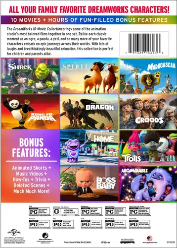 Vista 2 de DreamWorks 10-Movie Collection DVD