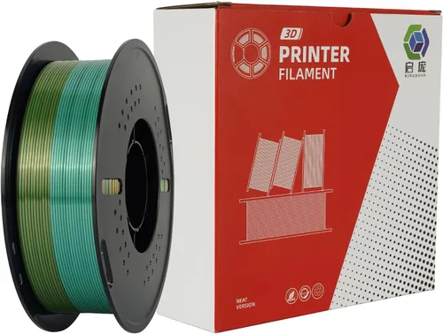 Vista 7 de Kingroon Filamento de impresora 3D de ácido poliláctico de seda, precisión dimensional +/- 0.001 pulgadas, carrete de 2.2 libras, filamento