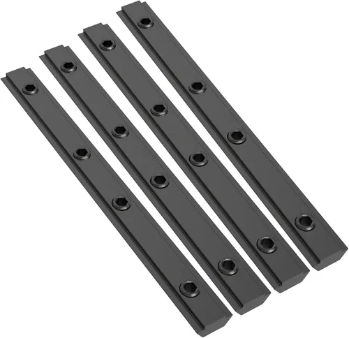 Vista 9 de 20 piezas de soporte L, perfil de aluminio estándar europeo Serie 2020 Ranura T 0.236 in Junta de soporte interior con tornillos, conector