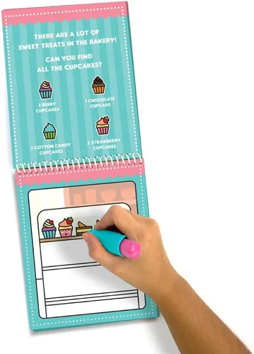 Vista 9 de Scent Masters Water Magic (paquete de 2 – Cupcake and Donut) – Almohadillas patentadas de actividades de revelación de agua reutilizables con aroma