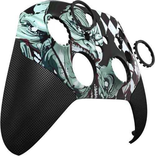 Vista 6 de eXtremeRate Versión ASR carcasa rediseñada para el mando inalámbrico Xbox Core - Agarre de goma de rendimiento, anillos de frotamiento