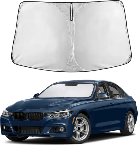 Vista 103 de Parasol para parabrisas para Rivian R1S 2022-2024 2025 compatible con EcoNour material de poliéster 240T, visera solar para coches, reflector que