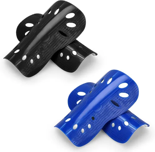 Soccer Shin Guards, 2 Pair Lightweight and Breathable Shin Guard Sleeves for Adults Football Player, Calf Protective Gear Shin Guards for Men Women