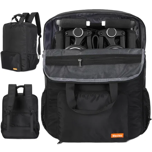 Vista 10 de Mactso Bolsa de viaje para cochecito Compatible con GB Pockit y GB Pockit Air Plus All Terrain, Mochila de viaje para cochecito ligera para avión