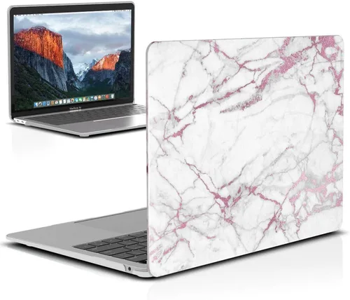 Vista 36 de IBENZER Carcasa rígida para MacBook Air de 13 pulgadas, 2020, 2019, 2018, nueva versión A2179, A1932, carcasa rígida para Apple Mac Air 13 Retina