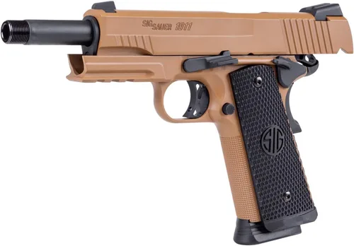 Vista 5 de Sig Sauer 1911 Emperor Scorpion CO2-alimentada Calibre 4.5mm BB de Acero Semi-Automática Pistola de Aire con Carga de 17 BB - Cartuchos de CO2 No