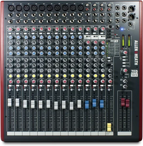 Vista 6 de Allen & Heath ZED-22FX - Mezclador de 22 canales de calidad para giras con efectos a bordo y USB I/O (AH-ZED-22FX)