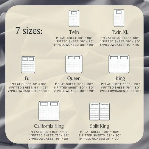 Vista 4 de LuxClub Juego de sábanas tamaño matrimonial de 6 piezas, rayón hecho de bambú, bolsillos profundos de 18 pulgadas, ecológicas, sin arrugas, lavables