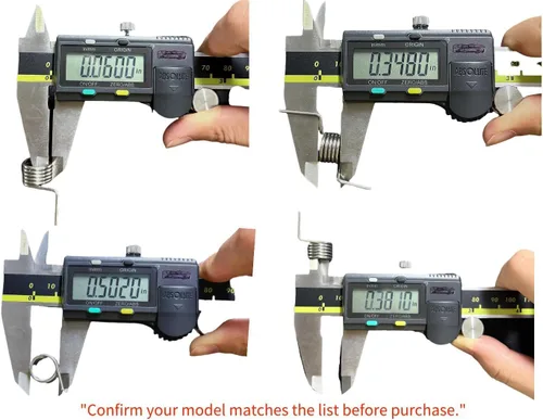 Vista 8 de Para Refrigerador Francés Puerta Primavera Nueva Premium Heavy Duty Reemplazo Reparación 2pc