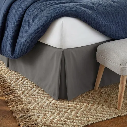 Vista 8 de Falda de cama Linen Market - Microfibra ultra suave - Ajuste fácil con caída a medida de 14 pulgadas - Calidad de hotel, resistente al encogimiento