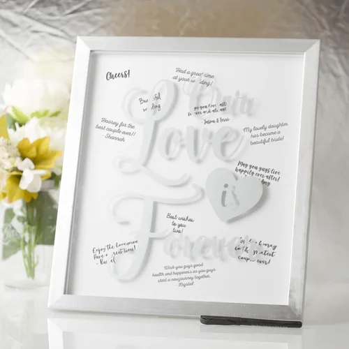Vista 6 de Kate & Milo Advice & Wishes Wedding Guest Card Frame