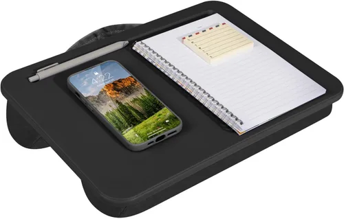 Vista 15 de LapGear - Escritorio compacto para regazo - Se adapta a laptops de hasta 15 pulgadas - Aqua Sky - Estilo núm. 43109