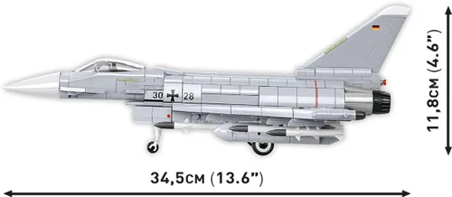 Vista 5 de COBI EUROFIGHTER (Alemania) - Conjunto de construcción de avión histórico, 644 piezas