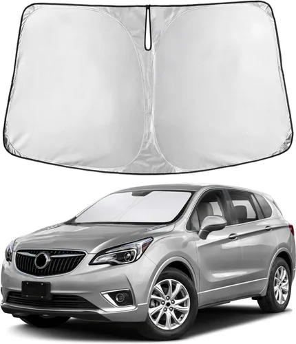 Vista 206 de EcoNour - Parasol plegable para parabrisas de Toyota Tacoma 2016-2025 2026, accesorios para camioneta de 2 puertas y 4 puertas, protector de visera