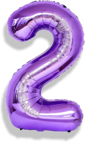 Vista 29 de Globos de Sirena Número 0 de 40 Pulgadas, Juego de Globos de Números Grandes Morado Verde Azulado Arcoíris 0-9, Globos de Números de Papel