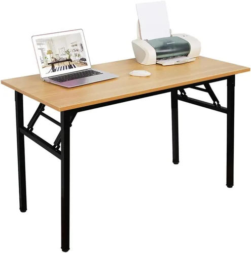 Vista 230 de DlandHome Escritorio plegable pequeño de 31.5 pulgadas, escritorio de computadora para oficina en casa, mesa plegable para espacios pequeños,