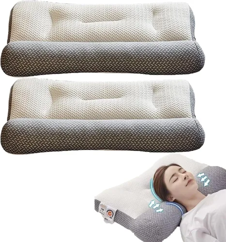 Vista 10 de Almohada para el cuello, almohada súper ergonómica, protege tu cuello y columna vertebral, almohadas ergonómicas para dormir, almohadas ergonómicas