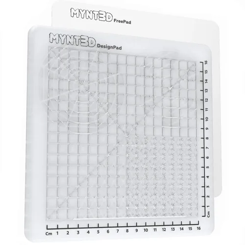 MYNT3D Kit de tapete para bolígrafo 3D, DesignPad + FreePad, Negro