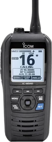 Icom Transceptor marino M94D 21 USA VHF con DSC y receptor AIS