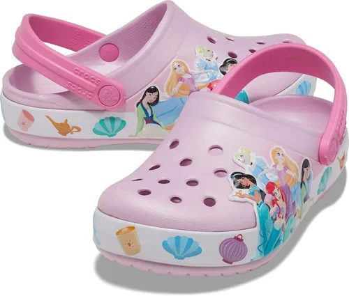 Vista 6 de Crocs Unisex-Child Kids Princess Clog Disney Light Up Shoes