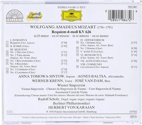 Vista 2 de Mozart: Requiem