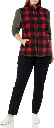 Vista 6 de Tienda Essentials - Chaleco de vellón polar suave, sin mangas y de corte clásico para mujer (disponible en tallas extragrandes)